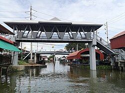 Khlong Phra Phimon in the area of Wat Sai Yai, Sai Noi subdistrict