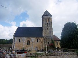 The church in Aizier