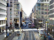 View north towards Berlin Friedrichstraße station