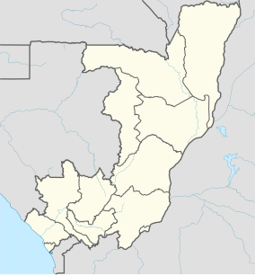 Map showing the location of Odzala-Kokoua National Park