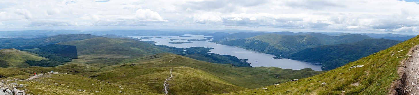 Loch Lomond, a 36 kilometre long dimictic freshwater loch