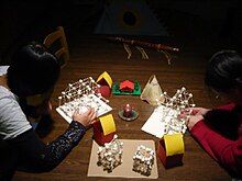 Building houses for the Nanomonestotse village.