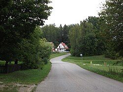 Rebäse village bus stop