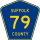 County Route 79 marker