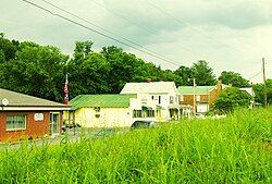 Buildings along Mill Street