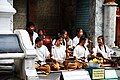 Image 22Schoolgirls and boys playing khrueang sai in front of a temple (from Culture of Thailand)