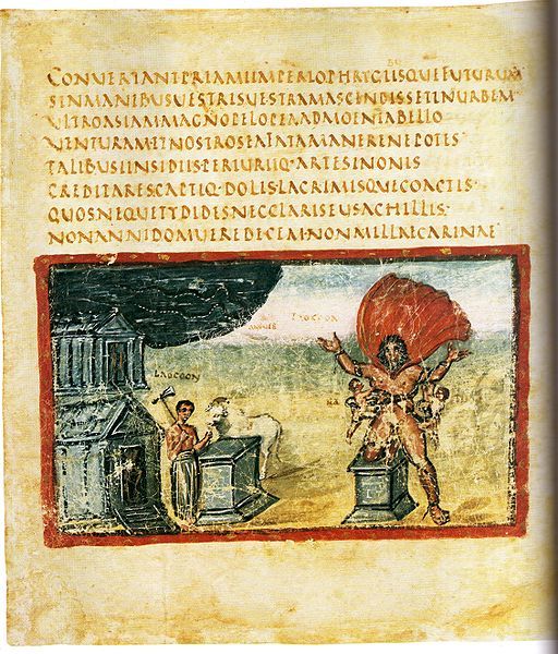 File:VaticanVergilFolio18vLaocoon.jpg