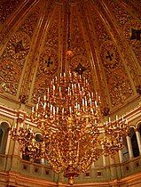 Chandelier in the Hall of the Order of St. Vladimir