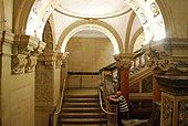 Stairway between the museum's two floors