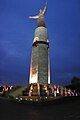 The Monument by night