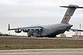 A C-17 of the 458th Air Expeditionary Group during Operation Iraqi Freedom