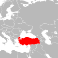 Location of Turkey