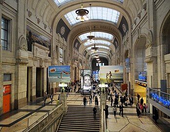 A view of the arrival hall