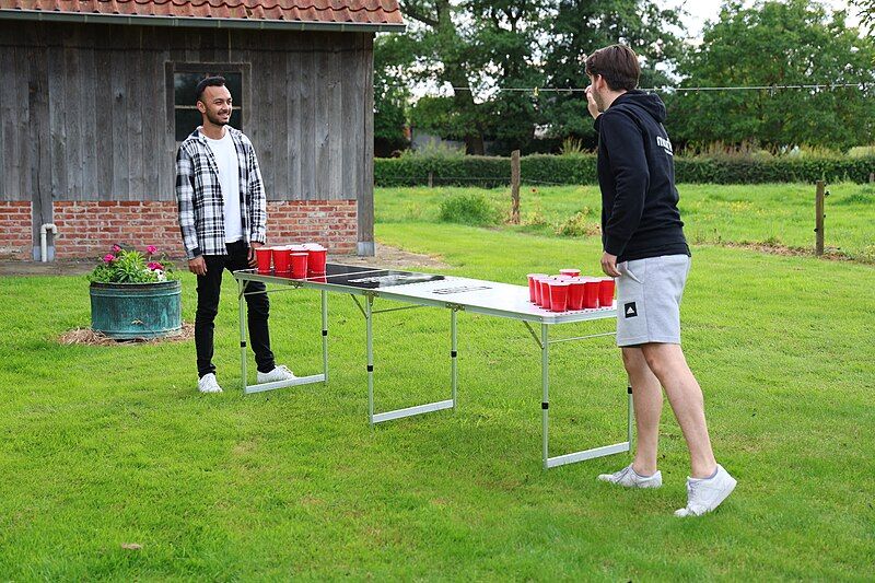 File:Playing beer pong.jpg