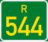 Regional route R544 shield