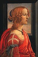 La Bella Simonetta, also said to be of Simonetta Vespucci, c. 1480–1485