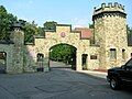 The gatehouse at Stevens Institute of Technology.