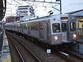 Set 7601 in unpainted stainless steel livery