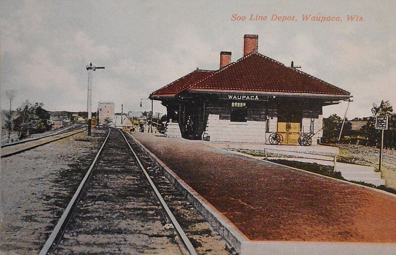 File:Waupaca Railroad Depot.jpeg