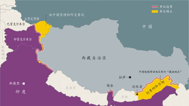 File:中国与印度边界地图.png