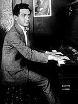 A black-and-white portrait of Irving Berlin