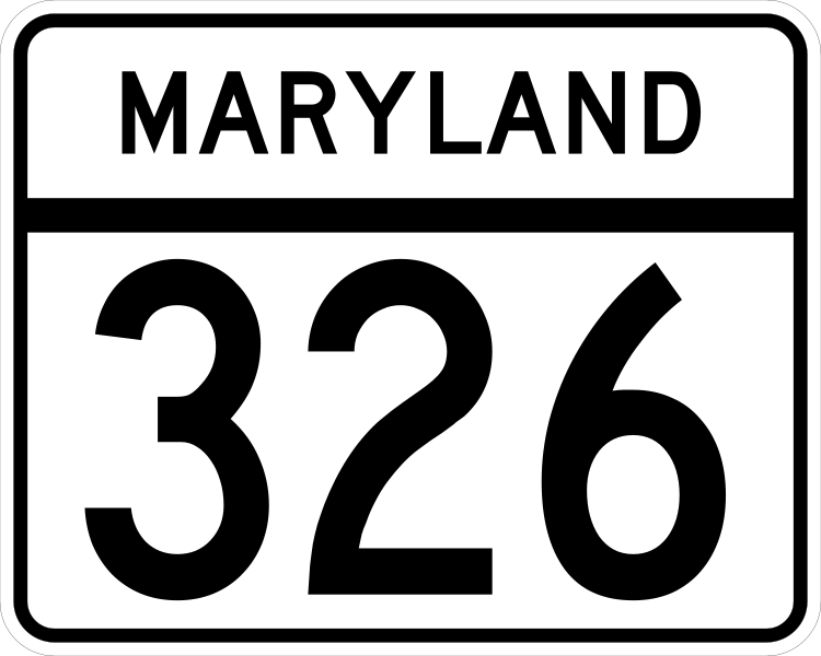 File:MD Route 326.svg