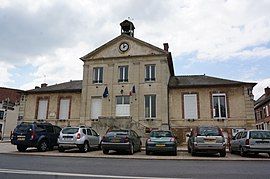 The town hall in Montmort-Lucy