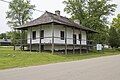 The Maison Bequette-Ribault, a French style building in Ste. Genevieve, Missouri