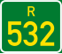 Regional route R532 shield