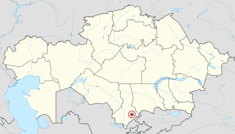 File:Shymkent in Kazakhstan.svg