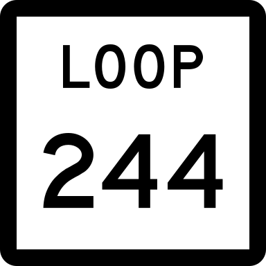 File:Texas Loop 244.svg