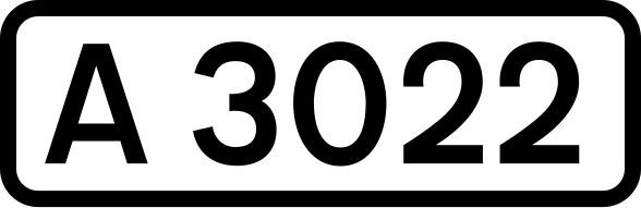 File:UK road A3022.svg