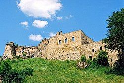 Ruins of Kamieniec Castle, first recorded mention in 1348