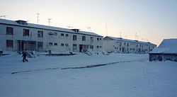 Houses in Ayon village