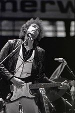 Bob Dylan performing in Rotterdam, June 23 1978