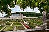 (Château de Villandry (France) vu des jardins)