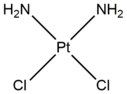 Chemical structure of Cisplatin