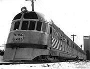 Rollout of the Flying Yankee at the Budd Company in 1935