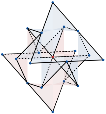 6 skew hexagons in a hexagonal arrangement form the vertex of {6,6}4.