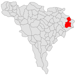 Location in Alba County