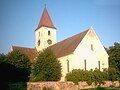 Evangelical Lutheran fortified church in Turnișor (German: Neppendorf) in Sibiu, a local landmark of the Transylvanian Landler community