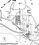 Map of the Etruscan site