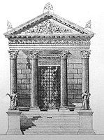 Reconstruction of Jupiter's Temple (now St. John's Church).