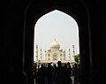 The tomb framed by the gateway entrance 2