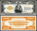 1934 $10,000 gold certificate