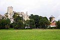 View of the ruins from the south