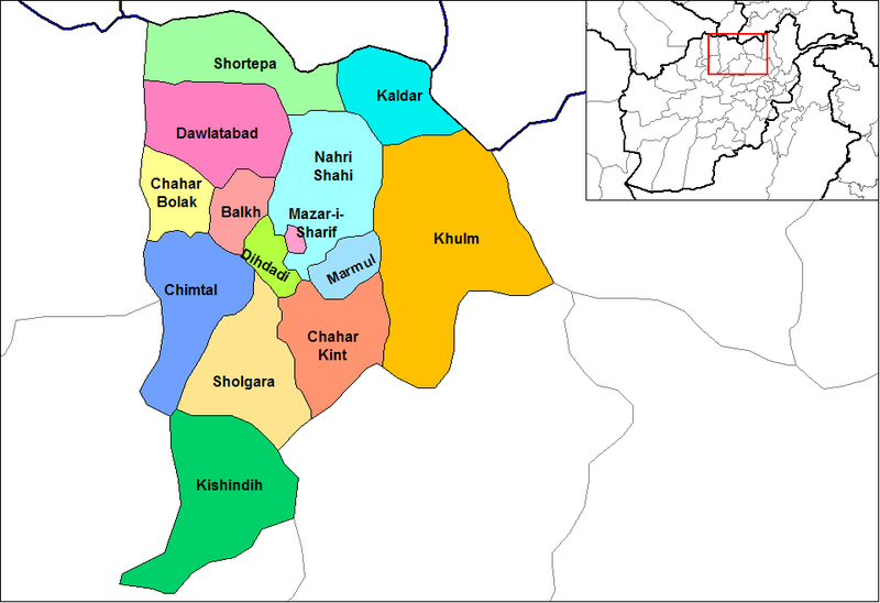 File:Balkh districts.png