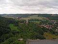 View of the castle from Rudelsburg