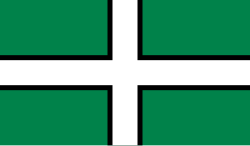 The flag of Devon