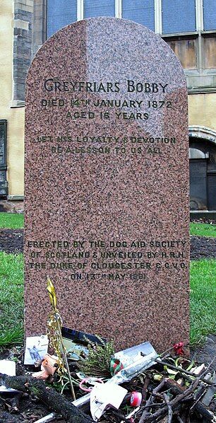 File:Greyfriars Bobby Headstone.jpg